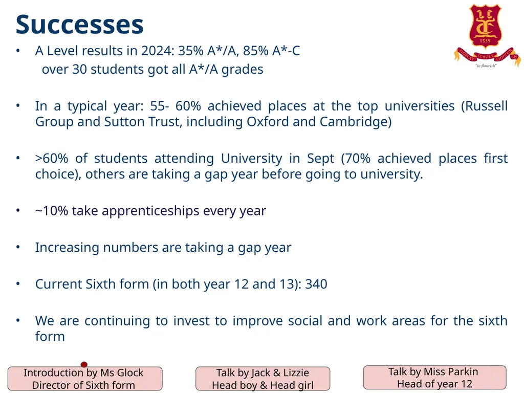 The Crypt School Sixth Form Information/ - slide 6 of 33