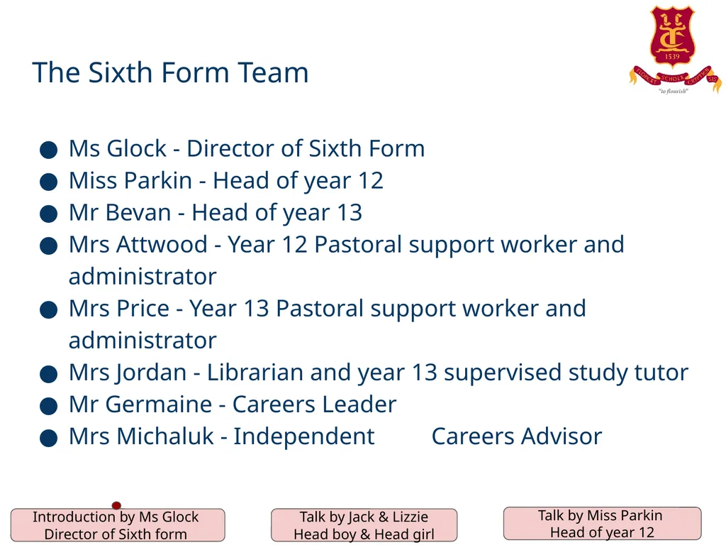 The Crypt School Sixth Form Information/ - slide 3 of 33