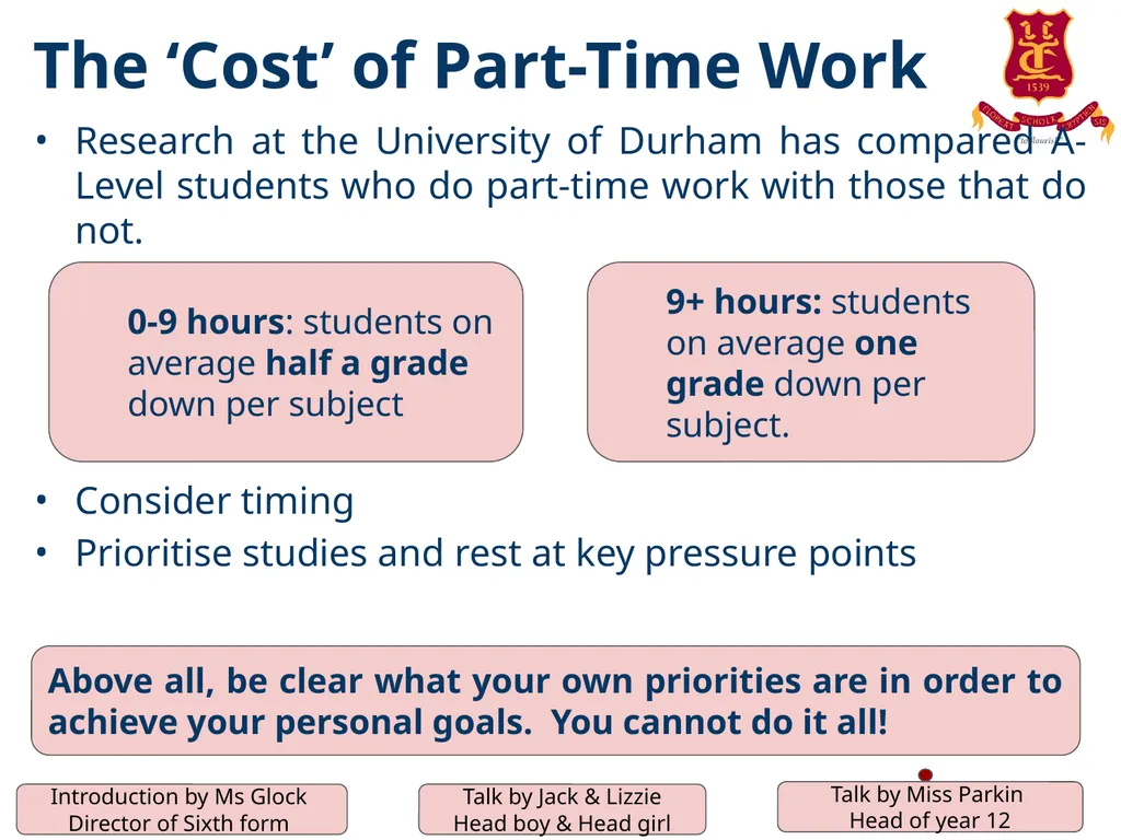 The Crypt School Sixth Form Information/ - slide 28 of 33