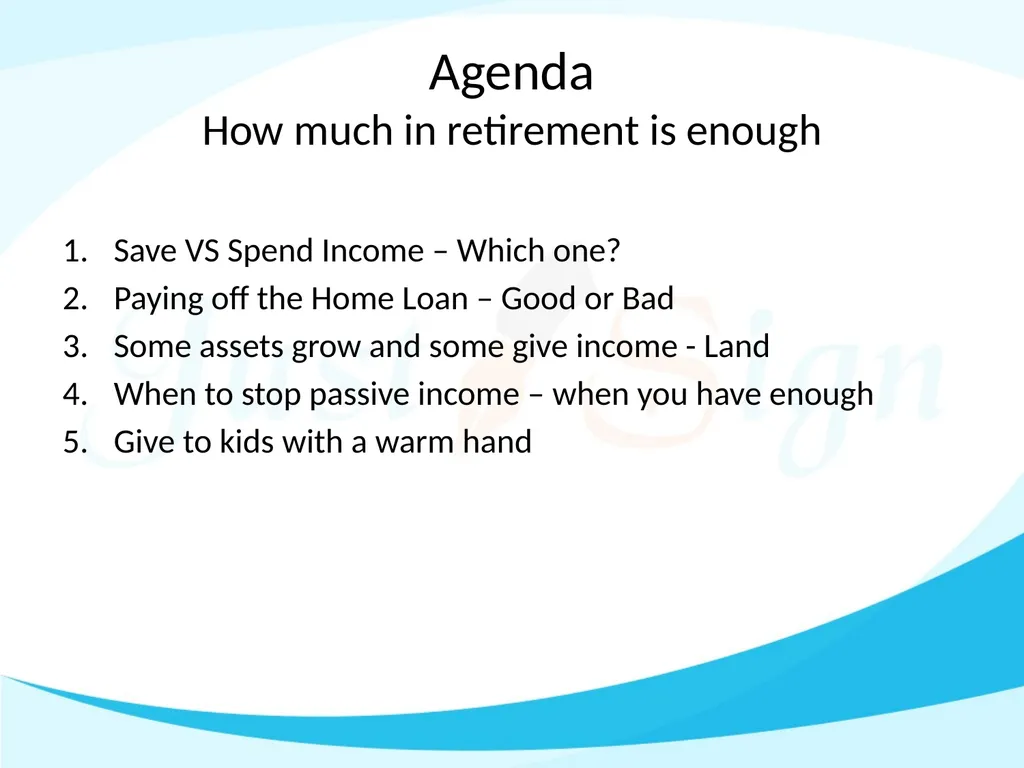 How much in retirement is enough Manoj Abichandani - slide 6 of 53
