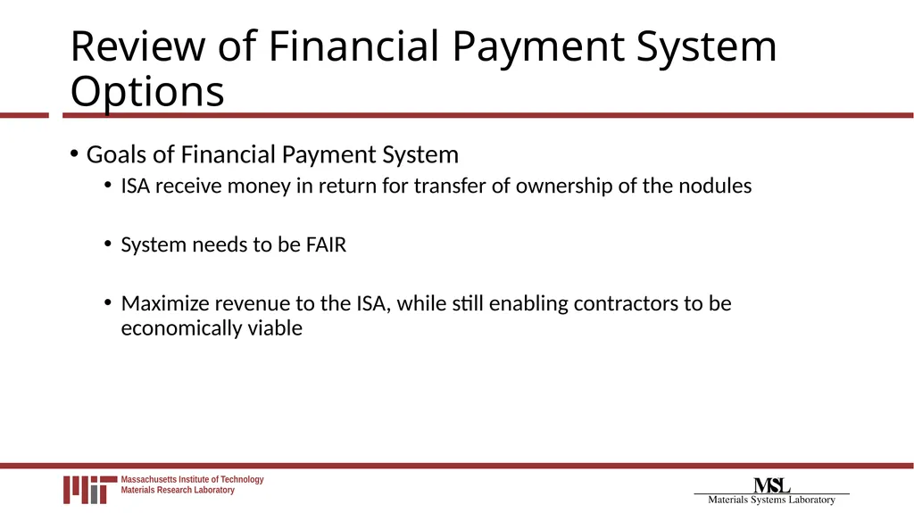 Financial Payment System Modeling for Polymetallic - slide 4 of 40