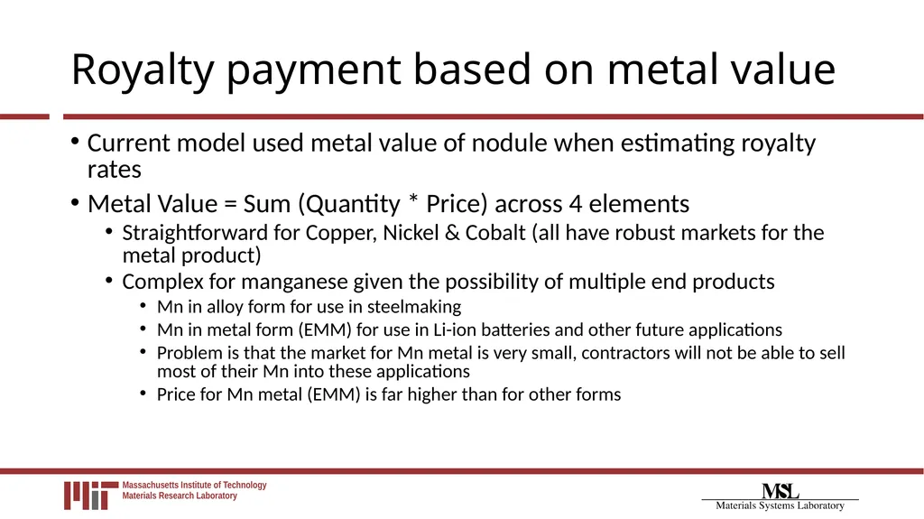 Financial Payment System Modeling for Polymetallic - slide 30 of 40