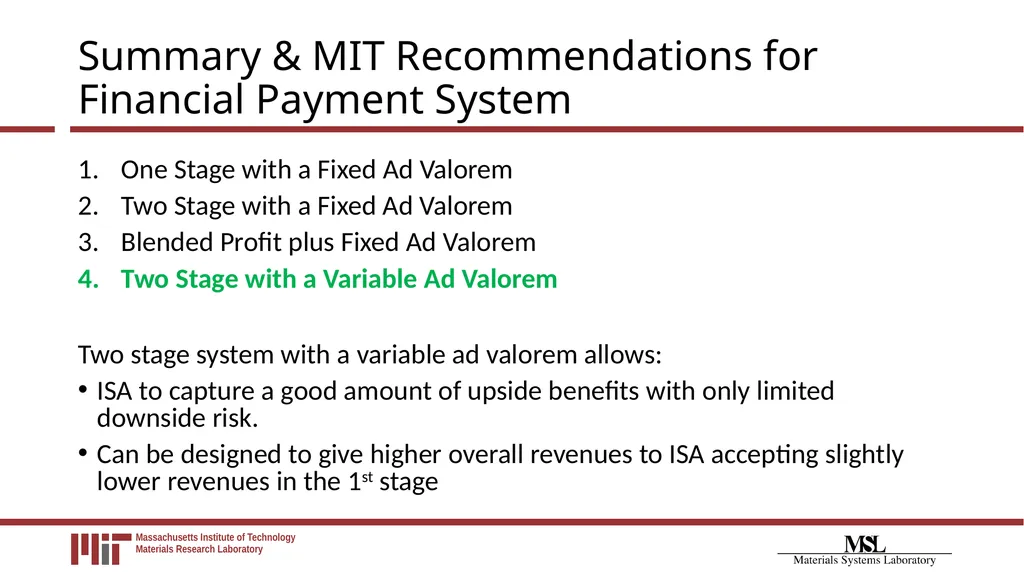 Financial Payment System Modeling for Polymetallic - slide 24 of 40