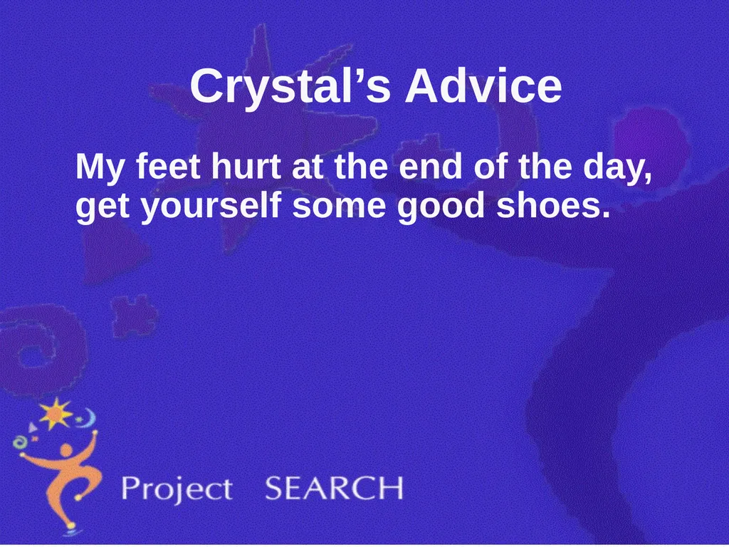 ADVICE Interns were asked, “What advice would you - slide 26 of 36