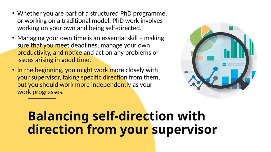 Building a relationship with your supervisor Niamh - slide 5 of 8
