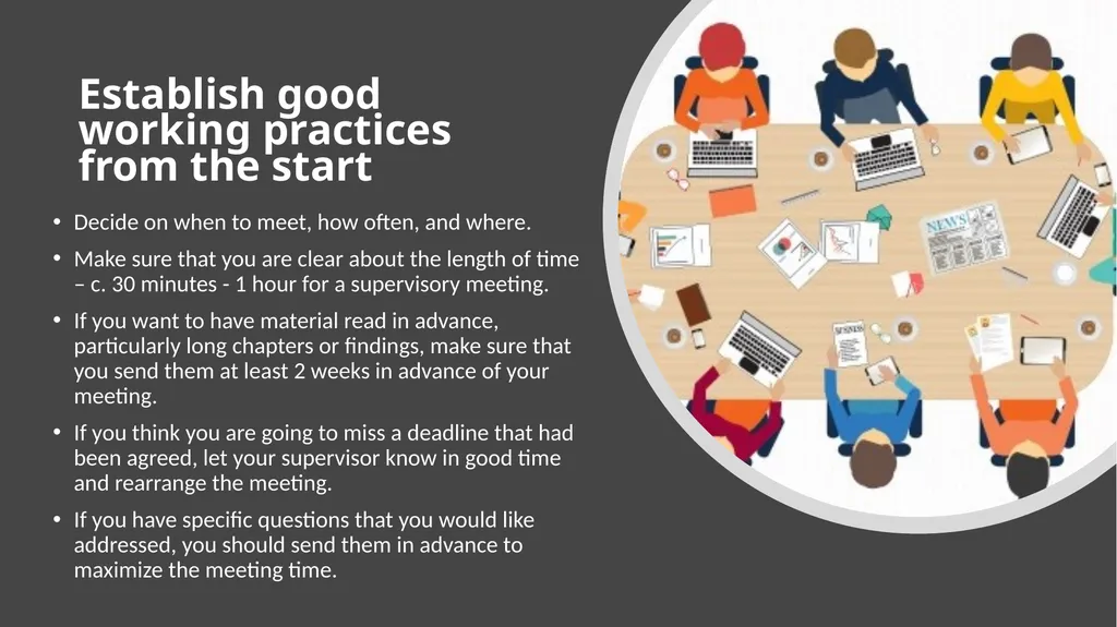 Building a relationship with your supervisor Niamh - slide 2 of 8
