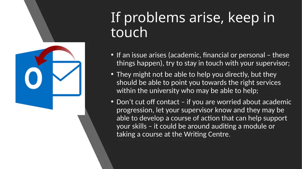 Building a relationship with your supervisor Niamh - slide 7 of 8