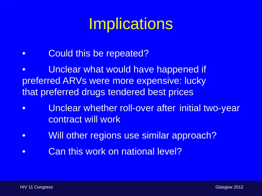Budget issues driving/affecting treatment choice: - slide 13 of 17