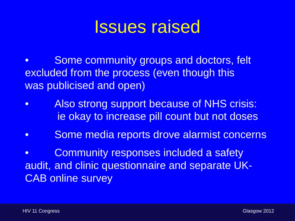 Budget issues driving/affecting treatment choice: - slide 8 of 17