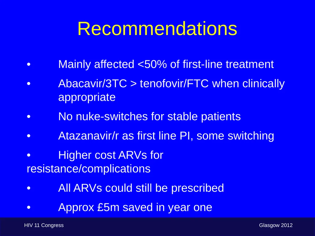 Budget issues driving/affecting treatment choice: - slide 7 of 17