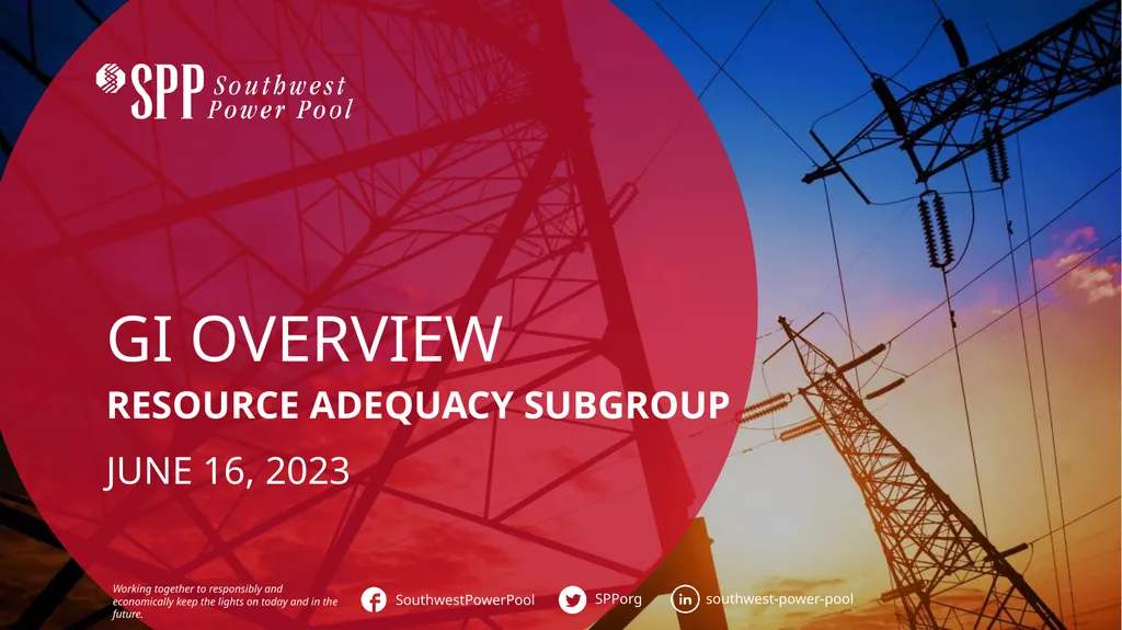 GI Overview RESOURCE ADEQUACY SUBGROUP June 16, - slide 1 of 7