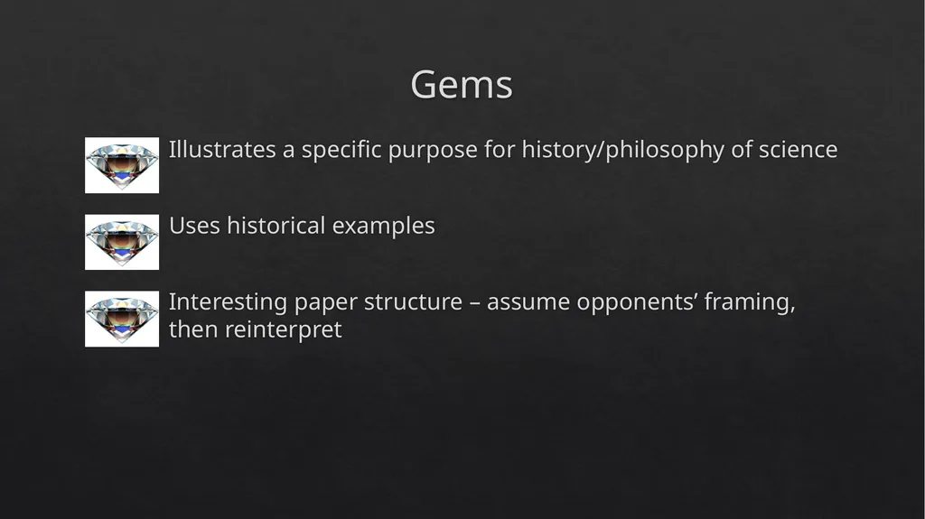 Objectivity, Value Judgement, and Theory Choice by - slide 19 of 19