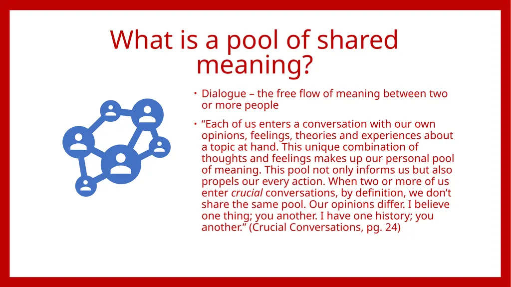 “The single biggest problem in communication is - slide 9 of 44