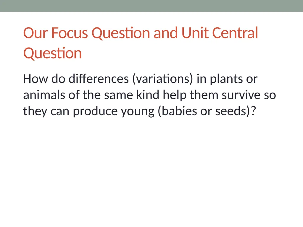 Variations in plants and animals Lesson 5c How Do - slide 7 of 12