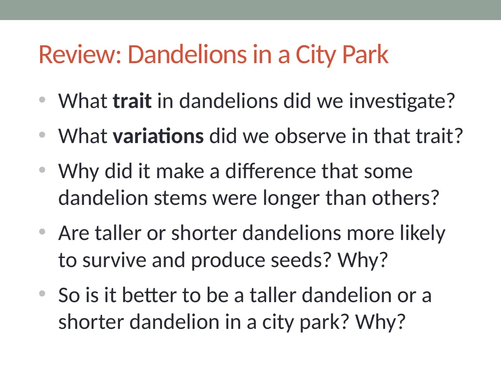 Variations in plants and animals Lesson 5c How Do - slide 4 of 12