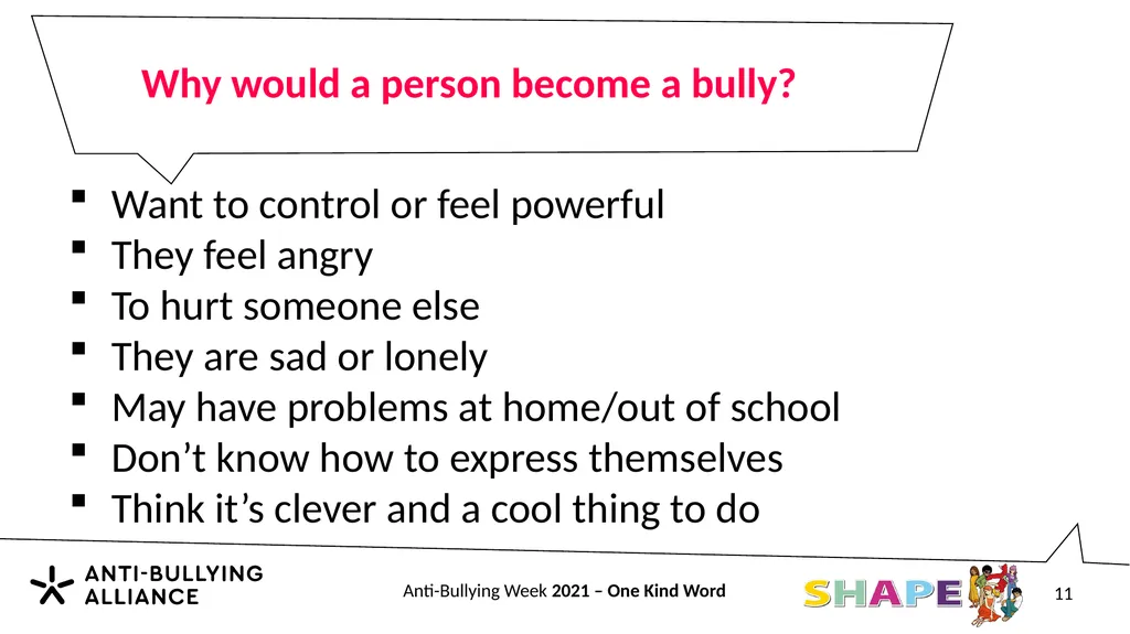 Anti-Bullying Week 2021 Primary 2 Anti-Bullying - slide 11 of 29