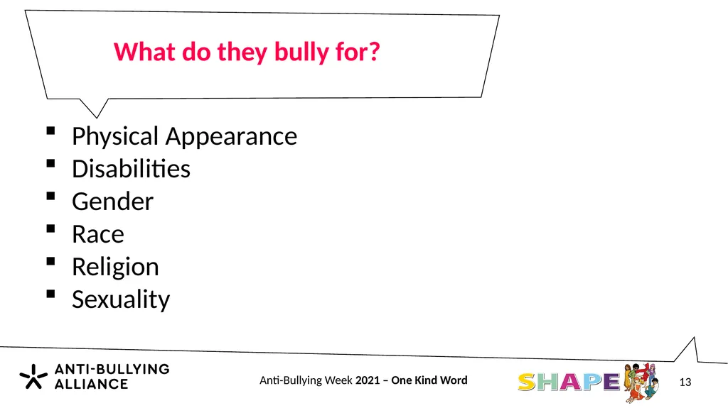 Anti-Bullying Week 2021 Primary 2 Anti-Bullying - slide 13 of 29