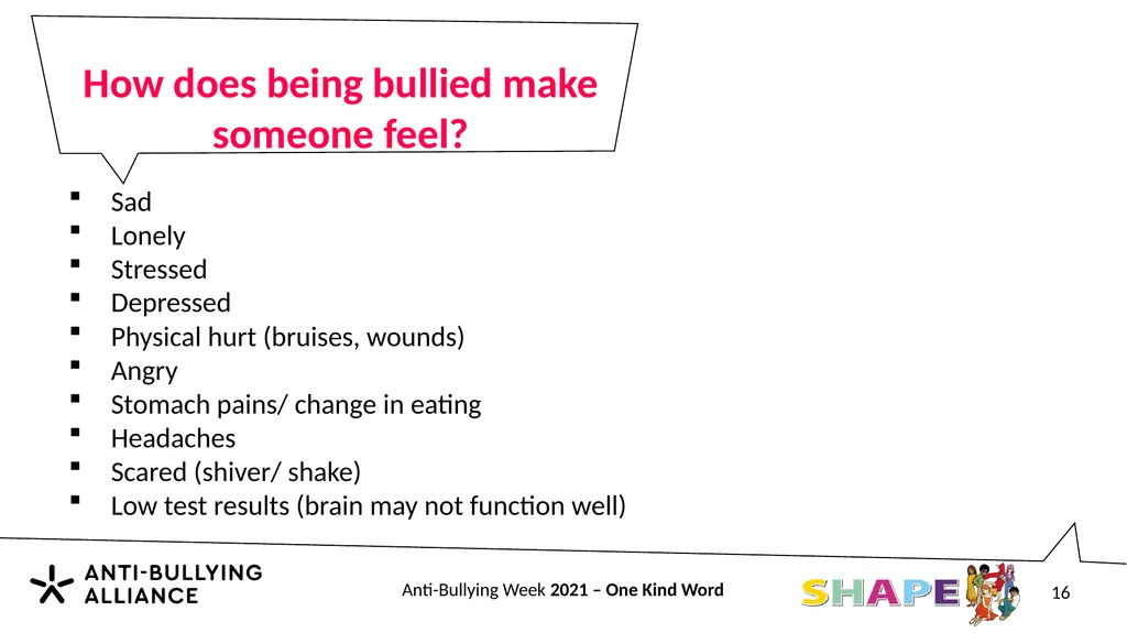 Anti-Bullying Week 2021 Primary 2 Anti-Bullying - slide 16 of 29
