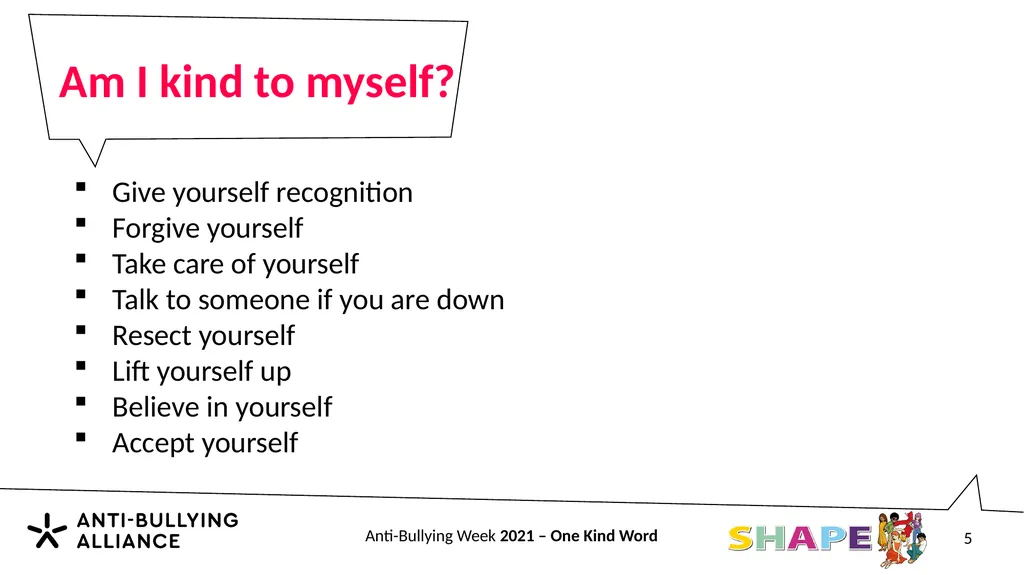 Anti-Bullying Week 2021 Primary 2 Anti-Bullying - slide 5 of 29