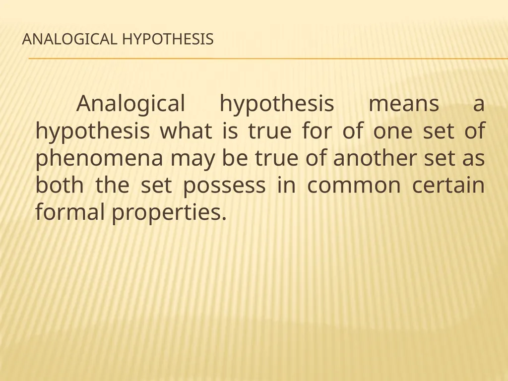 TOPIC: HYPOTHESIS, ITS MEANING, KINDS AND - slide 17 of 22