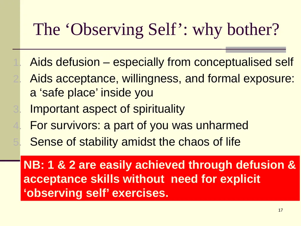1 Psychological Flexibility Present Moment - slide 17 of 34