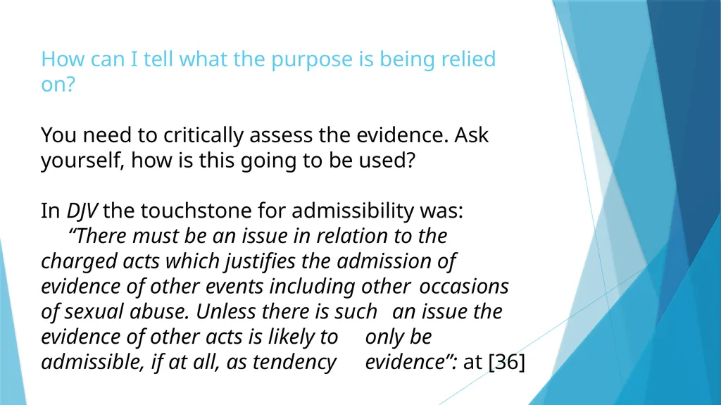 CONTEXT EVIDENCE Or how does that get in? What is - slide 11 of 13
