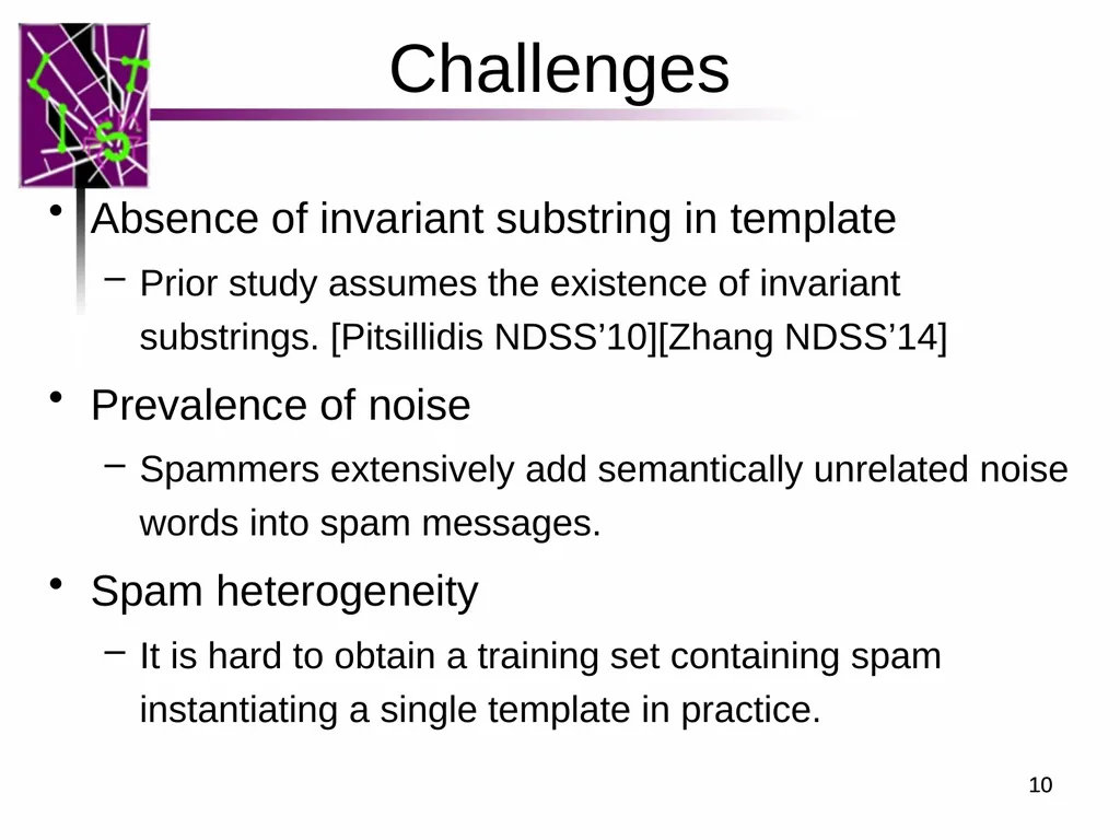 Spam ain’t as Diverse as It Seems: Throttling OSN - slide 10 of 31