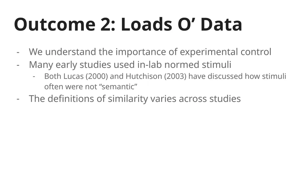 SPAM-L Semantic Priming Across Many - Languages - slide 12 of 45