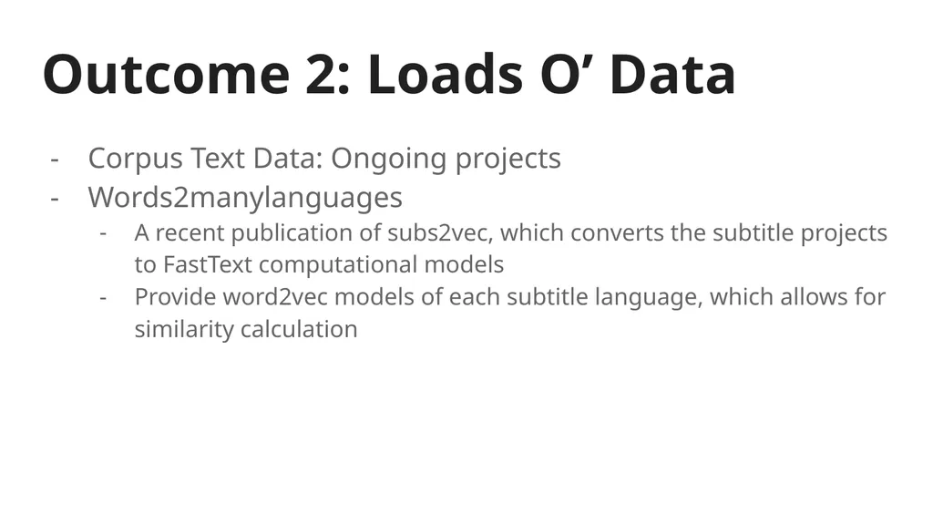 SPAM-L Semantic Priming Across Many - Languages - slide 22 of 45
