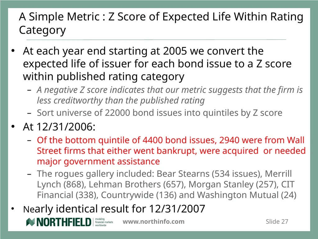 Credit and Counterparty Risk Systems That Read Dan - slide 27 of 33
