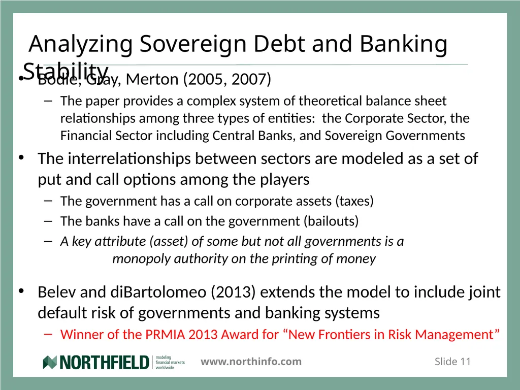 Credit and Counterparty Risk Systems That Read Dan - slide 11 of 33