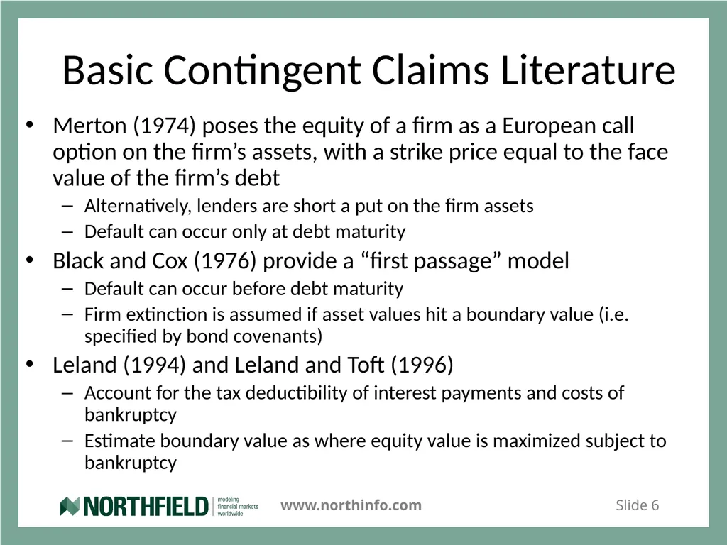 Credit and Counterparty Risk Systems That Read Dan - slide 6 of 33