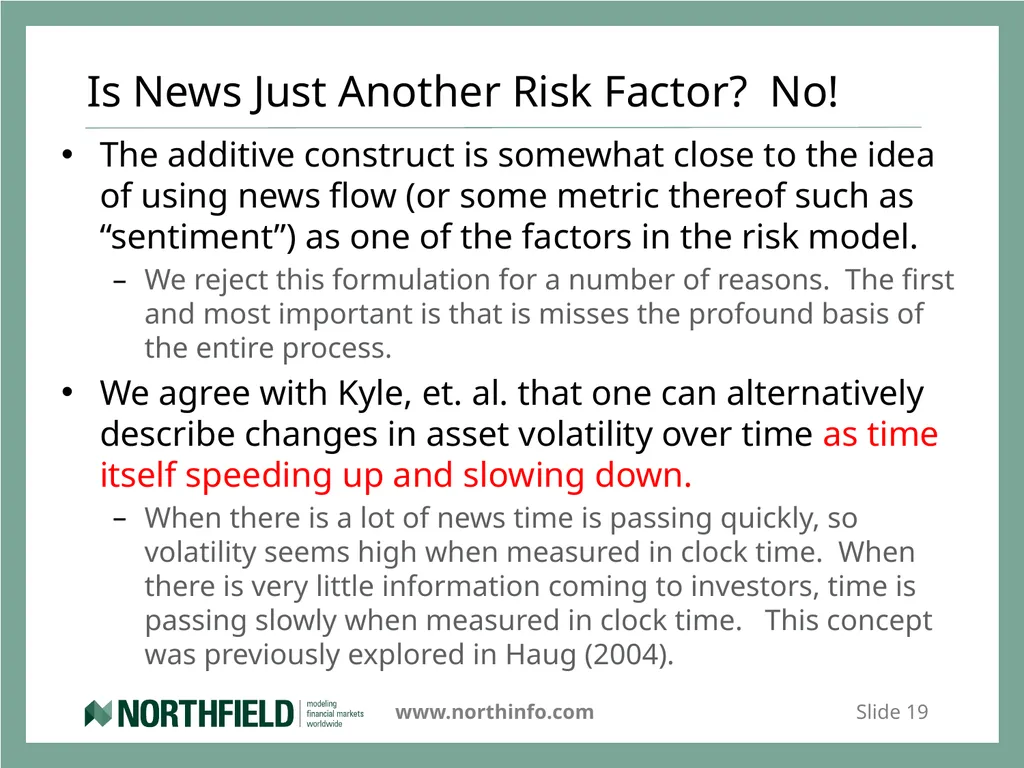 Credit and Counterparty Risk Systems That Read Dan - slide 19 of 33