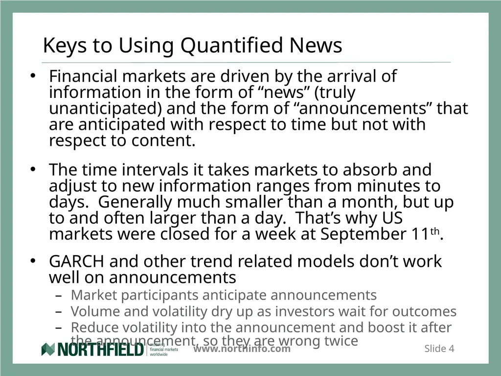 Credit and Counterparty Risk Systems That Read Dan - slide 4 of 33