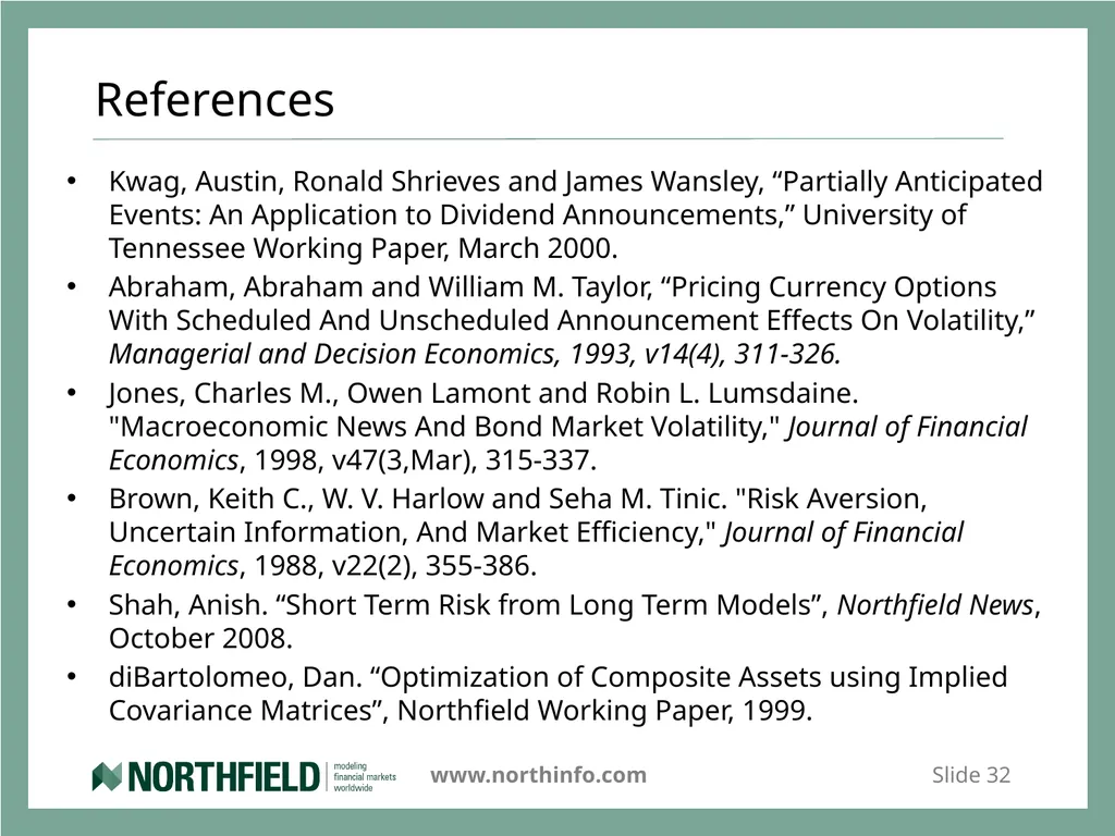 Credit and Counterparty Risk Systems That Read Dan - slide 32 of 33