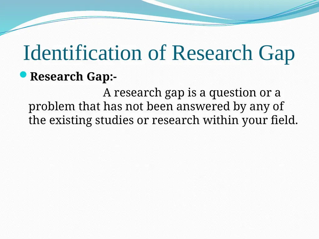Research Problem Formulation Research Problem A - slide 26 of 27
