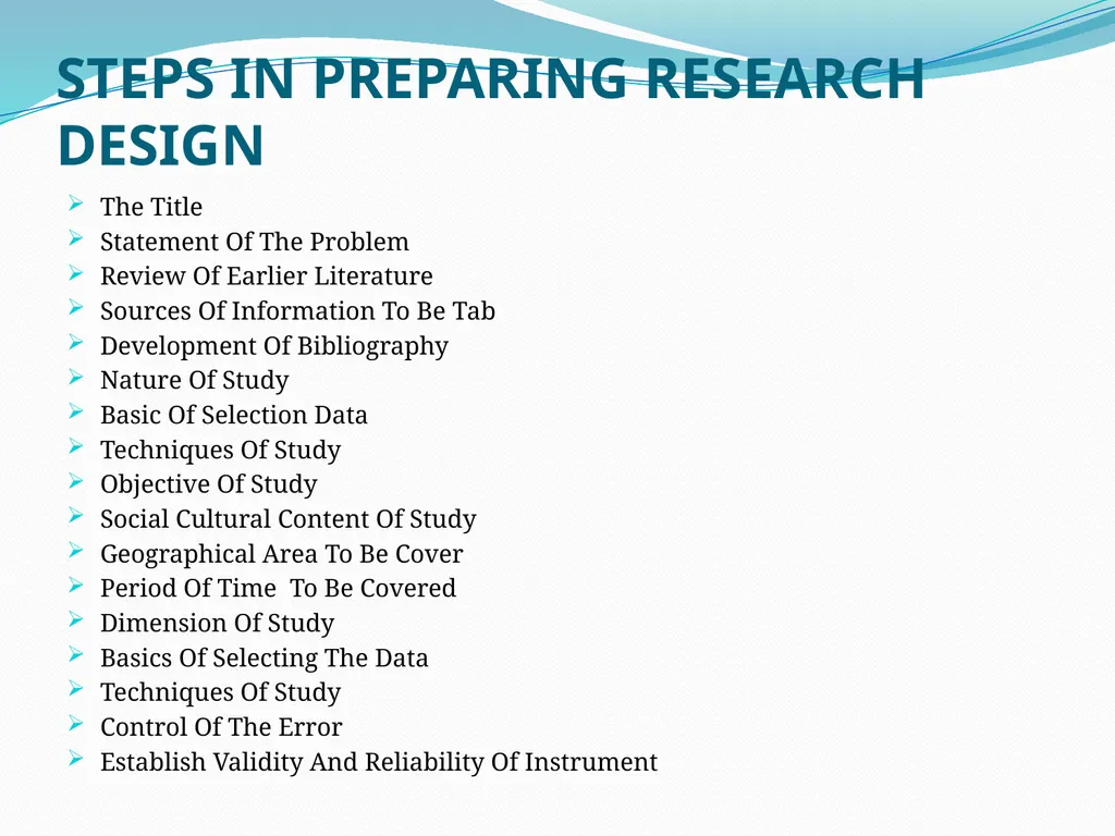 RESEARCH METHODOLOGY MEANING OF RESEARCH PROBLEM; - slide 10 of 10