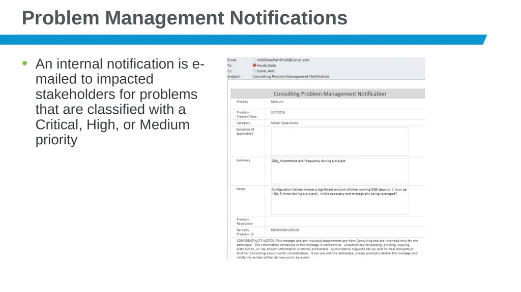 Problem Management 201: Project SIM What is - slide 10 of 11