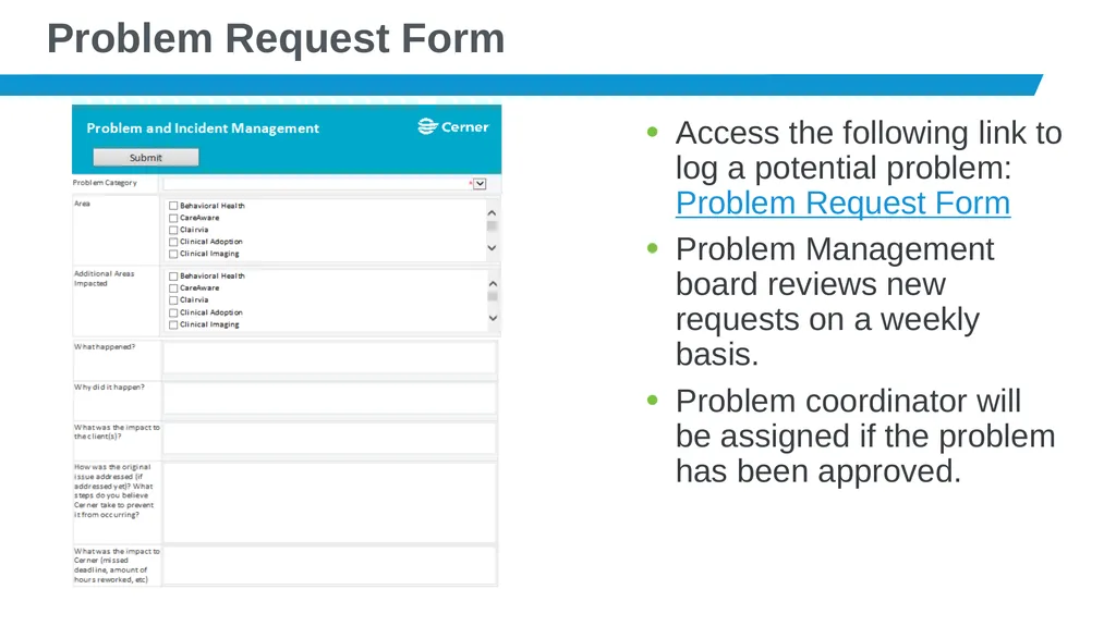 Problem Management 201: Project SIM What is - slide 8 of 11