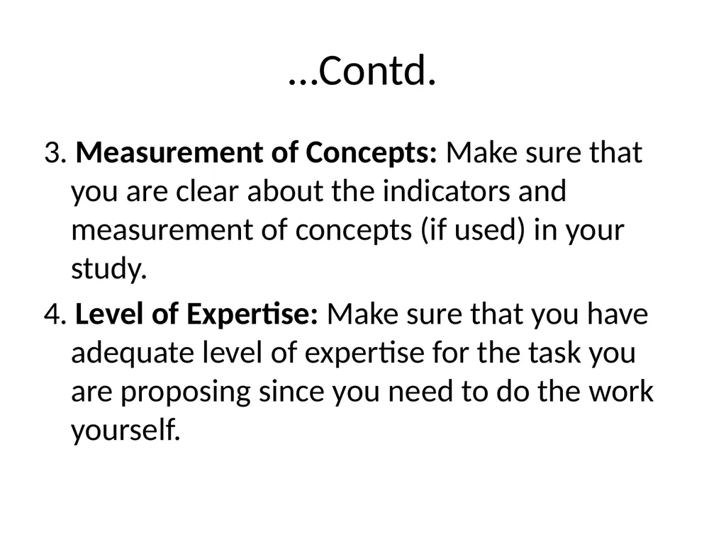 ????? Selection and Formulation of Research - slide 9 of 11