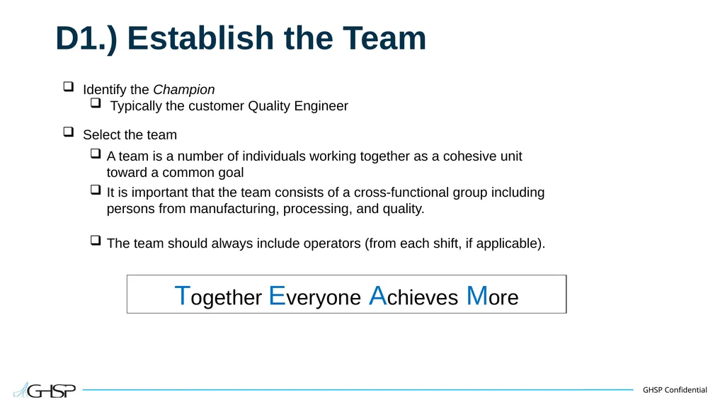 Supplier Training – PTR Problem Solving P T R - slide 26 of 46
