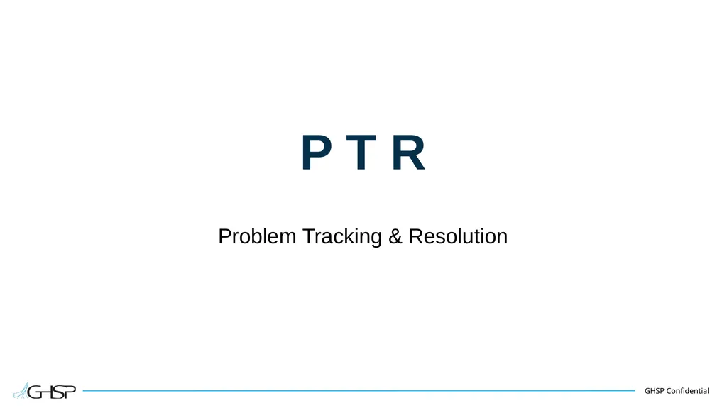 Supplier Training – PTR Problem Solving P T R - slide 2 of 46