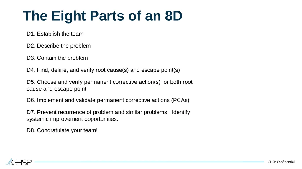 Supplier Training – PTR Problem Solving P T R - slide 25 of 46