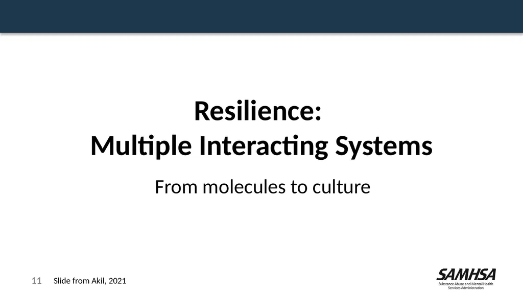 Stress, Trauma, and Resilience: A Focus on the - slide 11 of 17