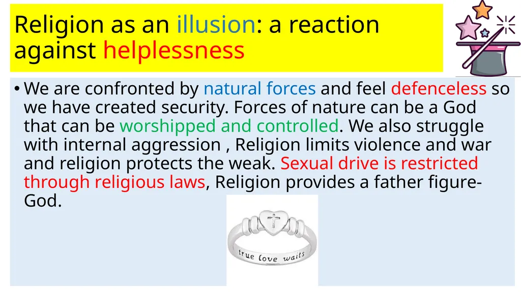 Theme 2: Challenges to religious belief D: - slide 7 of 13