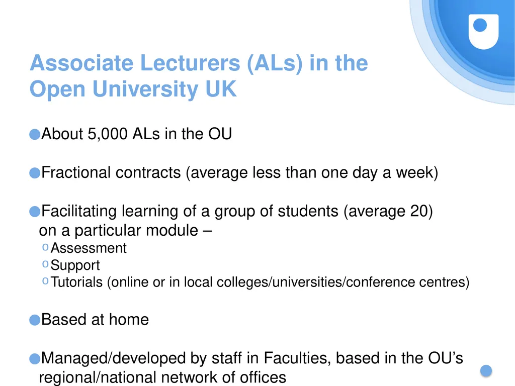 Developing scholarship through professional - slide 2 of 16