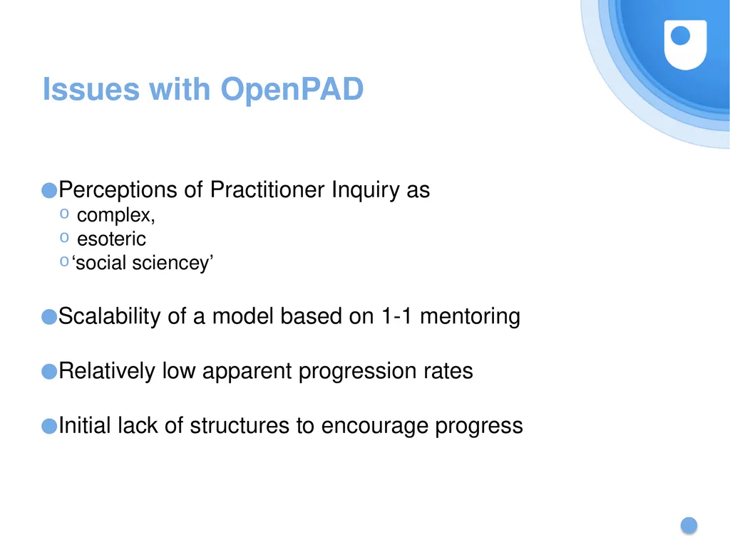Developing scholarship through professional - slide 13 of 16