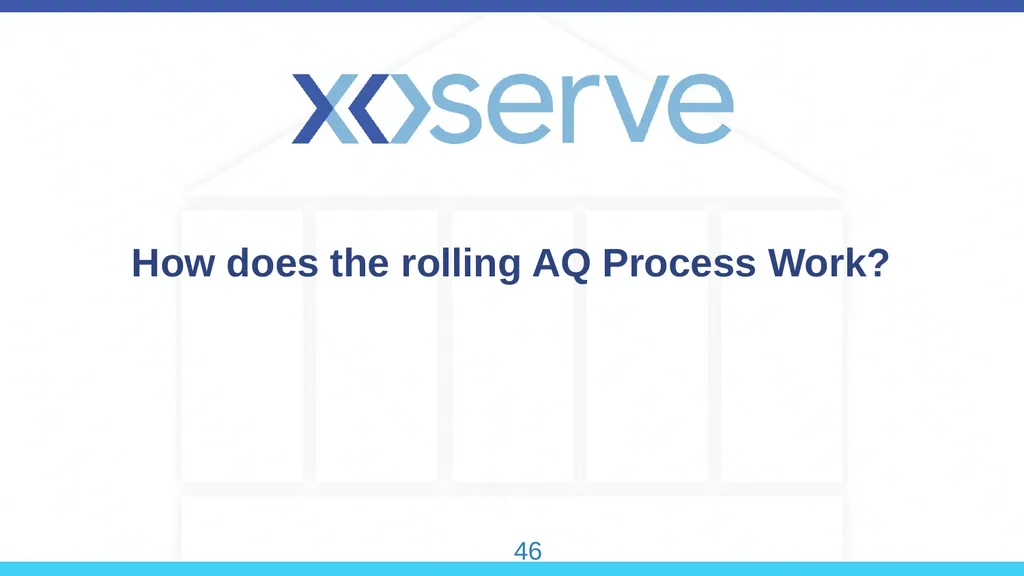 Annual Quantity (AQ) 45 How does the rolling AQ - slide 2 of 10