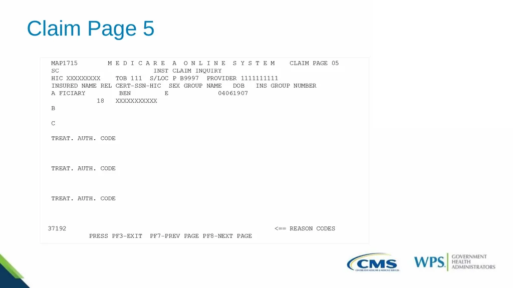 Exploring the Direct Data Entry (DDE) Inquiries - slide 19 of 31