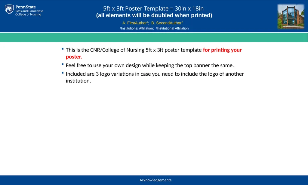 1Institutional Affiliation; 2Institutional - slide 1 of 3